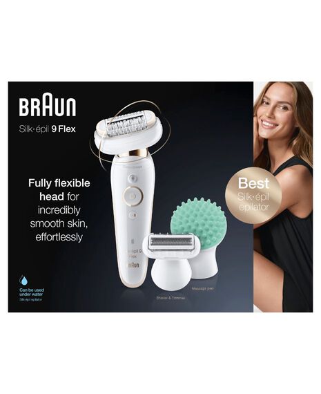 Silk-épil 9 Flex Epilator with Massage Pad